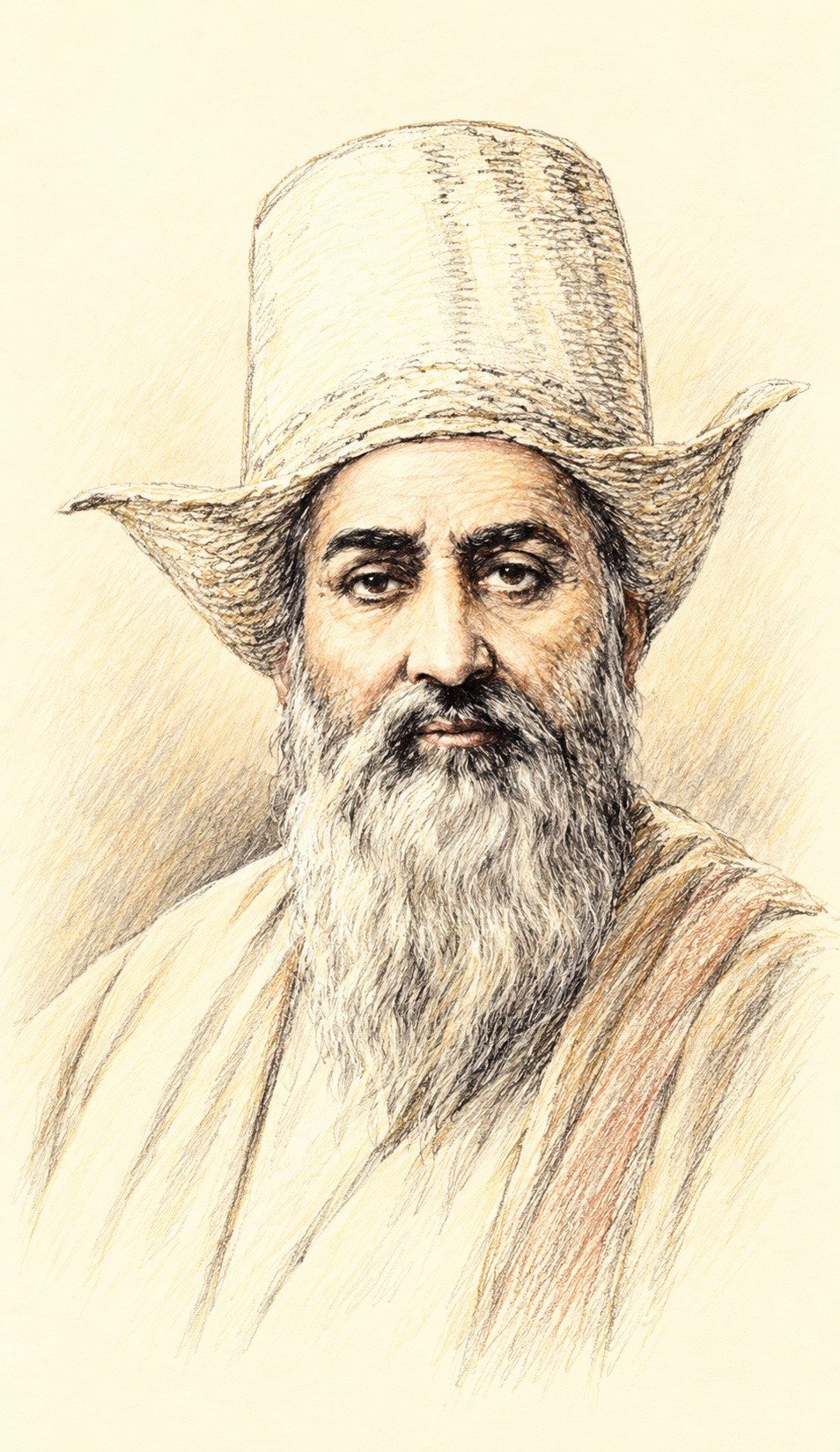 Portrait of Khawaja Ghulam Fareed